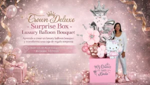 Crown Deluxe Surprise Box · Luxury Balloon Bouquet (Prueba)